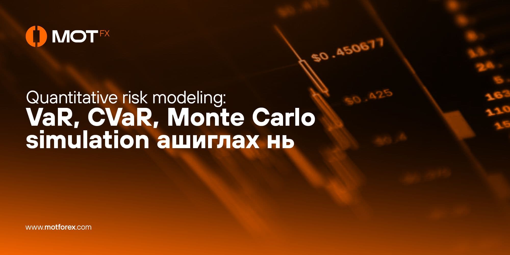 Quantitative Risk Modeling: VaR, CVaR, Monte Carlo Simulation ашиглан Форекс Арилжаанд Эрсдэлийг Бодитоор Хэмжих нь
