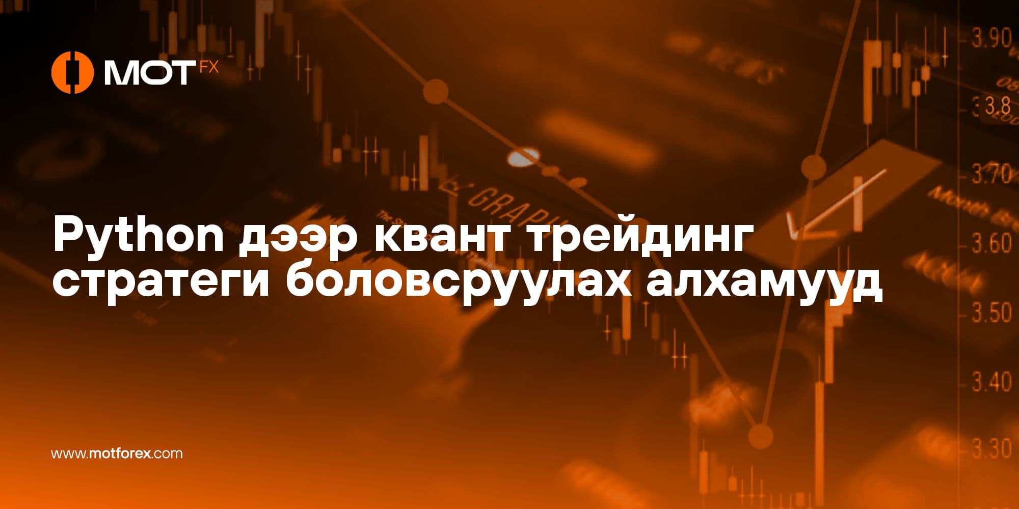Python дээр квант трейдинг стратеги боловсруулах алхамууд